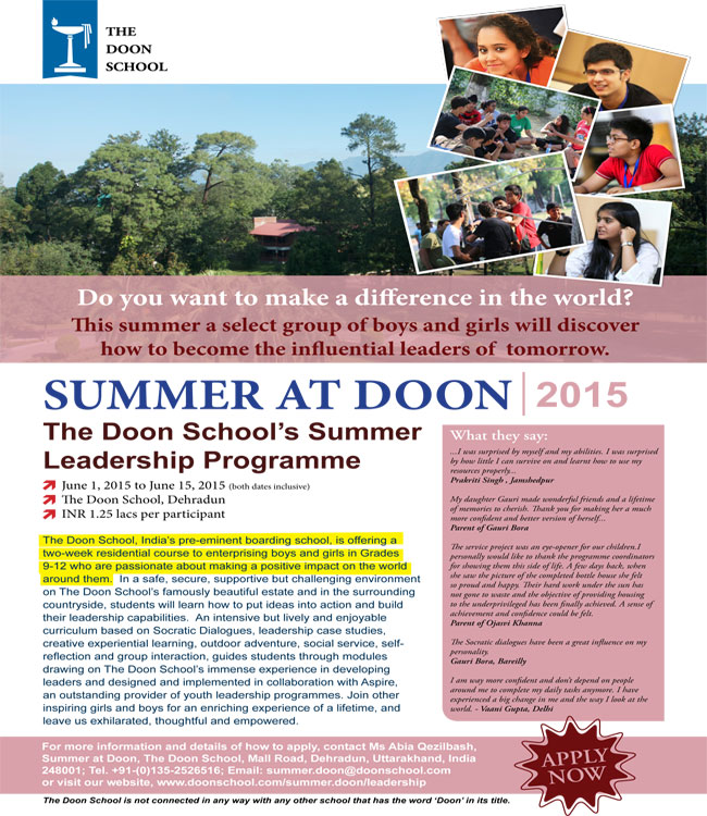 Summer@doon flyer