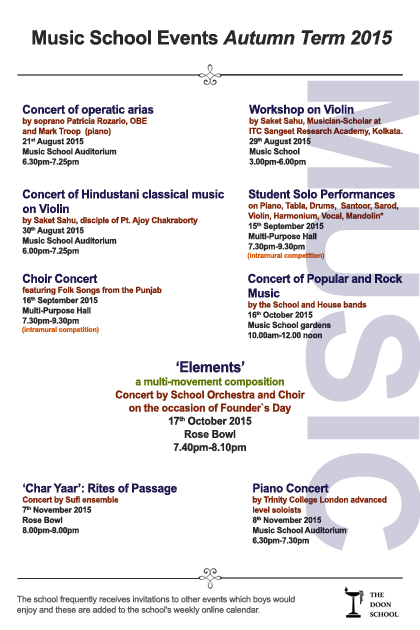 MUSIC Autumn Term 2015