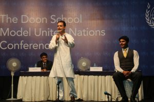 Rahul Gandhi The Doon School Model United Nations 2