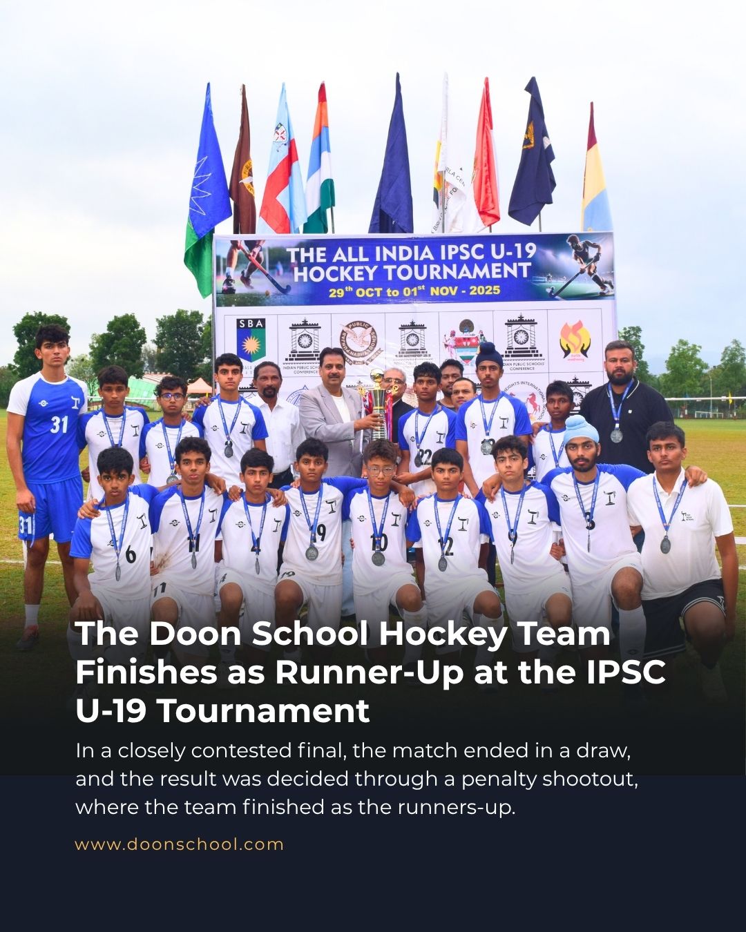 The Doon School Hockey Team Finishes as Runner-Up at the IPSC U-19 Tournament