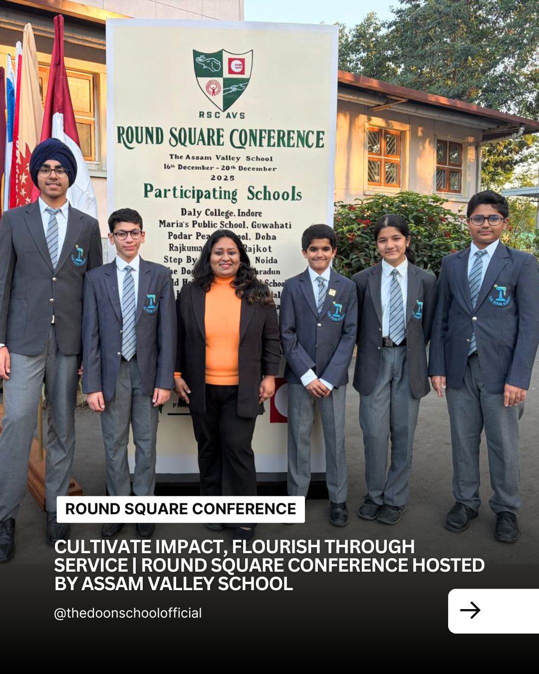 Round Square Conference hosted by Assam Valley School