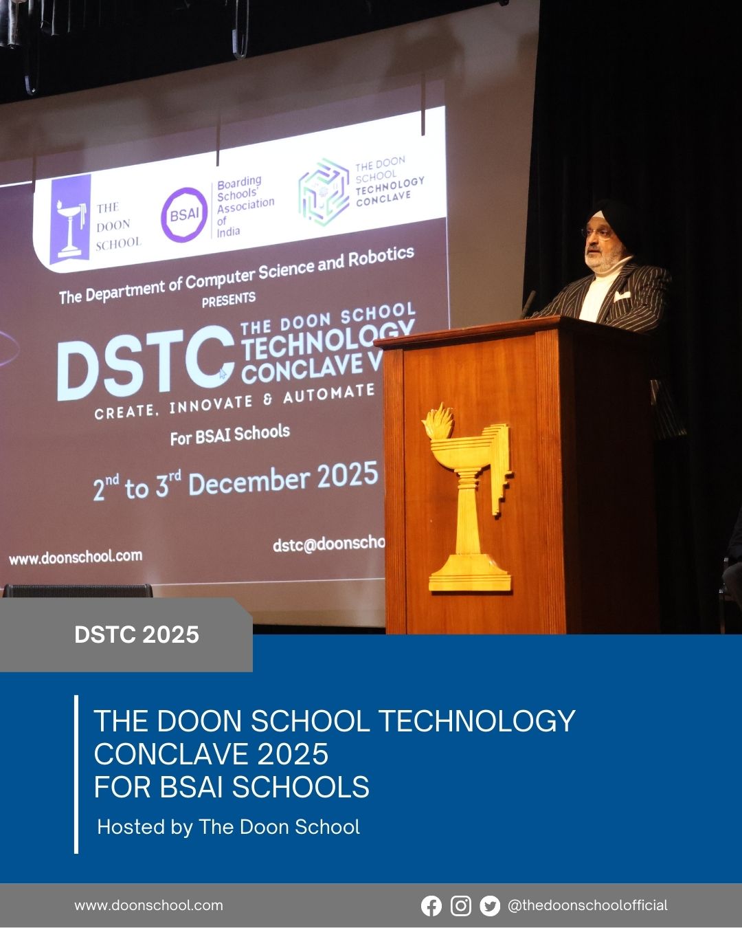DSTC V3.0: Technology Conclave for BSAI Schools